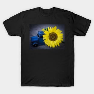 Blue Truck and Sunflower T-Shirt